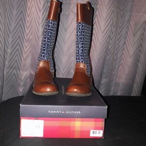 Tommy Hilfiger little girls riding boots Size 13